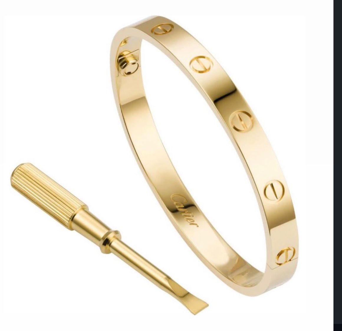 ✨ Cartier LOVE Bracelet – Yellow Gold ✨